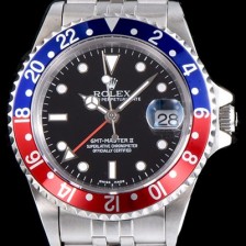 홍콩명품 [로렉스] 남성용 업그레이드 모델!!지엠티 마스터II 126710BLRO-0001 듀얼 타임 블루/레드 투톤 24시간 회전 베젤 블랙 다이얼 5선 쥬빌리 브레이슬릿 오토매틱 무브먼트 ROL0310  