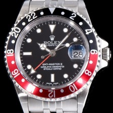 홍콩명품 [로렉스] 남성용 업그레이드 모델!!지엠티 마스터II 126710BLRO-0001 듀얼 타임 블랙/레드 투톤 24시간 회전 베젤 블랙 다이얼 5선 쥬빌리 브레이슬릿 오토매틱 무브먼트 ROL0311  