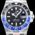 홍콩명품 [로렉스] 남성용 "904L 신형스틸" 오이스터 컬렉션 UP!! 지엠티 마스터II 116710BLNR-78200 듀얼 타임 블랙/블루 투톤 24시간 회전 베젤 블랙 다이얼 브레이슬릿 오토매틱 무브먼트 ROL0500  