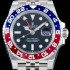 홍콩명품 [로렉스] 남성용 지엠티 마스터II 126710BLRO-0001 듀얼 타임 블루/레드 투톤 24시간 회전 베젤 블랙 다이얼 5선 쥬빌리 브레이슬릿 오토매틱 무브먼트 ROL0011  
