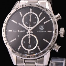 홍콩명품 [태그호이어] 남성용 까레라 크로노그래프 블렉 다이얼 TAG0441  