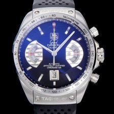 홍콩명품 [태그호이어] 남성용 까레라 칼리버 17 블랙 다이얼 블루핸즈 브레이슬릿 TAG0401  