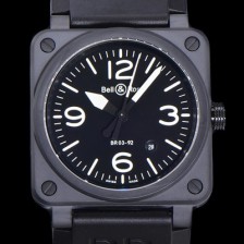 홍콩명품 [벨엔로즈] 남성용 BR03-92 다이버 세라믹 오토매틱 9015 타입 42mm 우레탄줄 블랙 다이얼 bel80301  