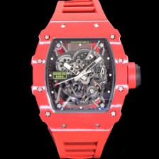 홍콩명품 [리차드밀러] 남성용 RM035-02 라파 50mm 카본 오토매틱 무브먼트 우레탄줄 스캘래톤 다이얼 ric0238  