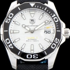 홍콩명품 [태그호이어] 남성용 아쿠아레이서 칼리버5 WAY201A.FT6142 화이트 다이얼 오토매틱 무브먼트 TAG0101  