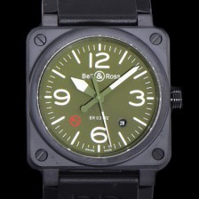 홍콩명품 [벨엔로즈] 남성용 BR03-92 다이버 세라믹 오토매틱 9015 타입 42mm 우레탄줄 그린 다이얼 bel80298  