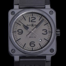 홍콩명품 [벨엔로즈] 남성용 BR03-92 다이버 세라믹 오토매틱 9015 타입 42mm 우레탄줄 블랙 다이얼 bel80299  