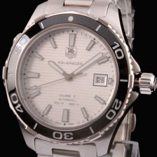 홍콩명품 [태그호이어] 남성용 아쿠아레이서 오토매틱 500메터 칼리버 5 화이트다이얼 TAG0405  