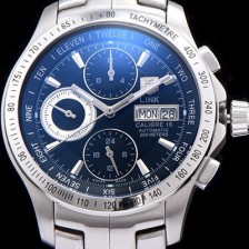 홍콩명품 [테그호이어] 남성용 링크 시리즈 칼리버 16 크로노그래프 블랙 다이얼 오토매틱 무브먼트 TAG0232  