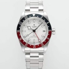 홍콩명품 [튜더] 남성용 바젤월드 블랙 베이 M79830RB-0010 지엠티!! 듀얼 타임 블랙/레드 투톤 24시간 회전 베젤 화이트 다이얼 브레이슬릿 스위스 ETA 2824-A2 오토매틱 무브먼트 tud5126  