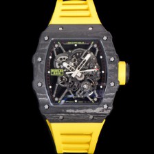 홍콩명품 [리차드밀러] 남성용 RM035-01 라파 수동/기계식 무브먼트 50mm 카본 우레탄줄 스캘래톤 다이얼 ric0236  