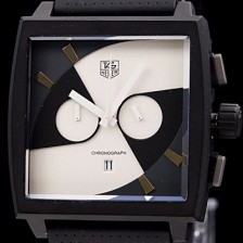 홍콩명품 [태그호이어] 남성용 모나코 스위스 쿼츠 화이트 다이얼 44mm TAG4221  