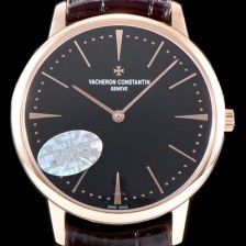 홍콩명품 [바쉐론콘스탄틴] 남성용 패트리모니 81180/000R-9283 매뉴얼 와인딩 클래식 타임온리 워치!! 18K 로즈골드 케이스 블랙 다이얼 오토매틱 무브먼트 VAC0211  