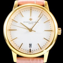 홍콩명품 [바쉐론콘스탄틴] 남성용 패트리모니 85180/000J-9231 셀프 와인딩 드레스 워치!! 18K 옐로우골드 케이스 화이트 다이얼 오토매틱 무브먼트 VAC0214  