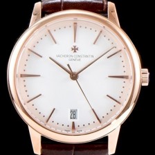 홍콩명품 [바쉐론콘스탄틴] 남성용 패트리모니 85180/000R-9248 셀프 와인딩 드레스 워치!! 18K 로즈골드 케이스 화이트 다이얼 오토매틱 무브먼트 VAC0210  