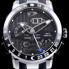 홍콩명품 [율리스나르당] 남성용 율리시스 나르딘 322-00-3 이그제큐티브 엘 토로 지엠티 퍼페츄얼 블랙 다이얼 오토매틱 무브먼트 ULY4203  