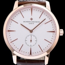 홍콩명품 [바쉐론콘스탄틴] 남성용 패트리모니 서브 세컨즈 로즈골드 화이트 다이얼 오토매틱 무브먼트 VAC0401  