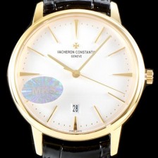 홍콩명품 [바쉐론콘스탄틴] 남성용 패트리모니 골드 베젤 화이트다이얼 40mm VAC0152  