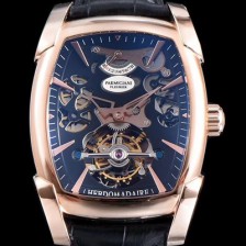 홍콩명품 [파르미지아니] 남성용 칼파 신형 그랜드 투어빌론 시리즈 18k 로즈골드 블랙 스켈레톤 다이얼 아시안 투어빌론 탑재 PAR4221  
