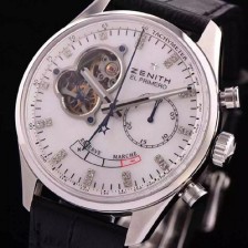 홍콩명품 [제니스] 남성용 NEW 신상!!엘 프리매로 03.2080.4021/81.C714 크로노마스터 11시방향 스켈레톤 다이얼 화이트 다이얼 오토매틱 무브먼트 ZEN4213  