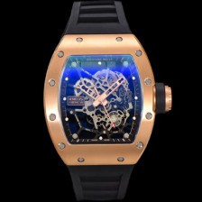홍콩명품 [리차드밀러] 남성용 RM035 라파엘 나달 수동/기계식 18K로즈골드 48mm 러버줄 블랙 스켈레톤 다이얼  ric0223  
