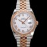 홍콩명품 [로렉스] 남성용 데이저스트 m126231 18K 로즈골드 로마인덱스 36mm 오토매틱 Cal.3235 무브먼트 화이트 다이얼 rol5363  