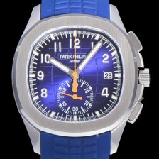 홍콩명품 [파텍필립]남성용 아쿠아넛 5968A 크로노그래프 스틸 42미리 오토매틱 블루 다이얼 PAT54631  