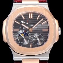 홍콩명품 [파텍필립]남성용 노틸러스 오토매틱 18K 로즈골드 40미리 그레이다이얼 PAT71962  