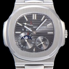 홍콩명품 [파텍필립]남성용 노틸러스 오토매틱 스틸 40미리 그레이다이얼 PAT62059  
