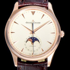 홍콩명품 [예거 르꿀르뜨]남성용 마스터 울트라 씬 문페이즈 39미리 오토매틱 18K로즈골드 화이트다이얼 JAG16073  