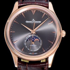 홍콩명품 [예거 르꿀르뜨]남성용 마스터 울트라 씬 문페이즈 39미리 오토매틱 18K로즈골드 그레이다이얼 JAG29268  