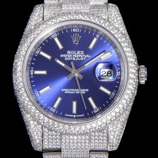 홍콩명품 [로렉스]남성용 데이져스트 오토매틱 41mm 다이아몬드 블루다이얼 ROL47562  