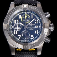 홍콩명품 [브라이틀링]남성용  어벤져 크로노그래프 45미리 나이트미션 DLC코팅 티타늄 오토매틱 블백다이얼  BRE81632  