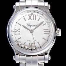 홍콩명품 [쇼파드]여성용 해피스포츠 미니 오토매틱 30미리 레이디스 자게다이얼 화이트 CHO56572  