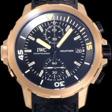 홍콩명품 [아이더블유씨]남성용 아쿠아타이머 IW379503 크로노그래프 브론저케이스 44미리 오토매틱 블랙다이얼  IWC21576  