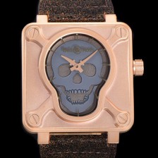 홍콩명품 [벨앤로즈] 남성용시계 리얼 브론즈 한정판 에디션 UP !! BR 01-92 오토매틱 브론즈 소재 46mm 가죽줄 블루다이얼 bel8209  