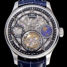 홍콩명품 [아이더블유씨]남성용  포르투기즈 42미리 수동/기계식 투어빌론(뚜르삐옹) 스켈래톤 다이얼 블랙다이얼 IWC90007  