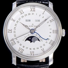 홍콩명품 [블랑팡]남성용  빌레레 퀀텀루나 문제이즈 40미리 오토매틱 화이트다이얼 BLA13889  