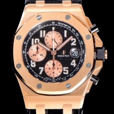 홍콩명품 [오데마피게]남성용  1:1버전 베스트 에디션 로얄오크 오프오셔 18K로즈골드 42미리 오토매틱 크로노그래프 기능 블랙다이얼 AUD89231  