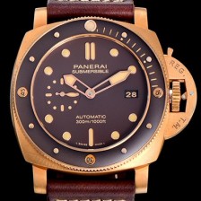 홍콩명품 [파네라이]남성용 루미노르 PAM0968 섭머져블 47미리 구제처리 청동/브론즈소재 오토매틱 브라운다이얼 PAN61760  