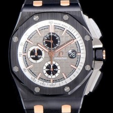 홍콩명품 [오데마피게]남성용 신형모델 로얄오크 오프쇼어 크로노그래프 프라이더 저므니 44미리 오토매틱 그레이 다이얼 AUD58905  