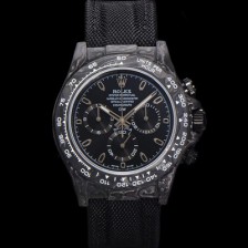 홍콩명품 [로렉스]남성용 데이토나 DIW 포지드카본 커스텀 40mm 크로노그래프 오토매틱 Cal.4130 무브먼트 블랙 다이얼 ROL11355  