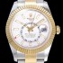 홍콩명품 [로렉스]남성용 스카이더웰러 오이스터퍼페츄얼 39미리 18K 옐루골드 투톤콤비 오토매틱 화이트다이얼 ROL32445  