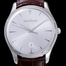 홍콩명품 [예거르꿀뜨르]남성용 마스터 울트라 씬 데이터 40미리 오토매틱 실버다이얼 JAG93454  