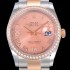 홍콩명품 [로렉스]여성용 데이져스트 오토매틱 36미리 18K 로즈골드 보석/큐빅 핑크다이얼 3235무브 ROL41801  