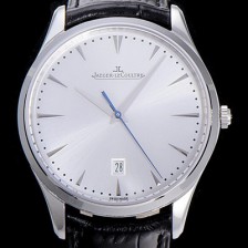 홍콩명품 [예거르꿀뜨르]남성용 마스터 울트라 씬 데이터 40미리 오토매틱 실버다이얼 JAG92687  
