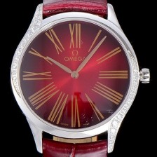 홍콩명품 [오메가]여성용 드빌 스틸 트레저 다이아몬드 36미리 쿼츠 래드다이얼 OMG70623  