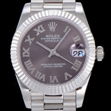 홍콩명품 [로렉스]여성용 레이디 데이져스트 31mm 오토매틱 그레이다이얼 ROL92375  