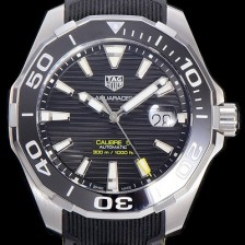 홍콩명품 [태그호이어]남성용 아쿠아레이서 300M 칼리버5 41mm ETA2824오토매틱 무브먼터 블랙다이얼 TAG55307  