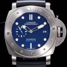 홍콩명품 [파네라이]남성용 루미노르 섭머져블 PAM00692 MG-TECH 47mm 티타늄 다이버 워치!! 오토매틱 무브먼트 블루다이얼 PAN58441  